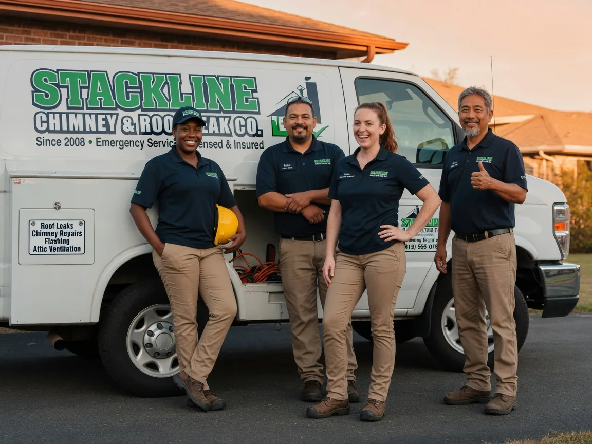Chimney flashing repair company in Chesterville, OH